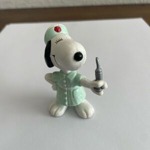 Peanuts Nurse Snoopy Action Figure - Green and White